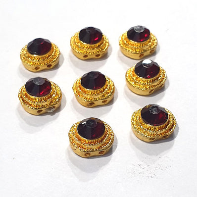 2 Pcs Pack Kundan Beads