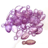 10x22mm, Acrylic Transparent Beads, 100gm per pack