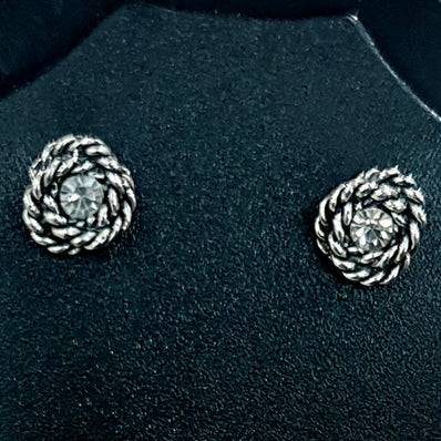 7mm Oxidized Designer Earrings Sold by per Pair Pack