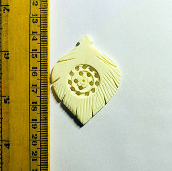Limited Edition Bone Horn Carved Pendants, made by skilled Craftman
Sold by per Piece