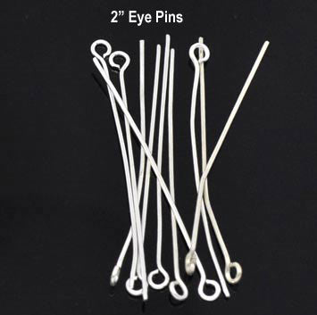 1.5 Inch 21 Gauge Eye Pins, Antique Brass, Pack of 50
