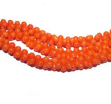 Size Size 4X4mm Coral Semi Precious Beads Sold in 15.5" strand
