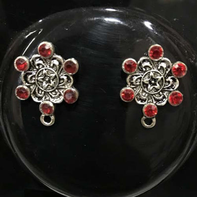 5 Pair Pack Ear Studs (Stone Studded)