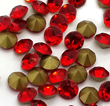 5.40mm, Flatback Chatons, Glass Rhinestone, Sold Per Pack of 144 Pcs, Size SS-23