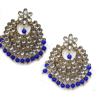 Traditional Marriage Party Bridal Earring Bold Large and Heavy Eye Catching