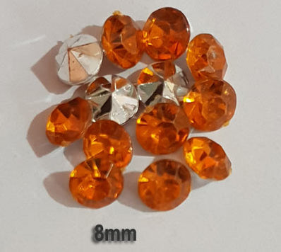 500 Pcs Pack, Point Back Resin Craft Gems Kundan Stone Used in Clothing, Jewelry adornment, Crafts  etc. Not adhesive Flat Back can use glue to finish your project