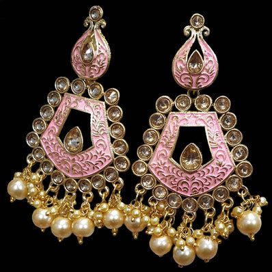 Traditional Marriage Party Bridal Earring Bold Large and Heavy Eye Catching