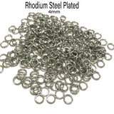2000 Pcs Stainless steel jump ring finding for jewellery making raw materials in size 4mm