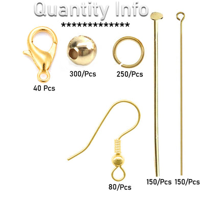 Jewellery Making Kit Findings in storage box packing