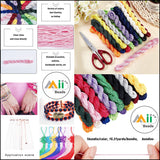 18 Colors Chinese Knotting Cord 1.5mm Nylon Shamballa Macrame Cord Thread for Friendship Bracelet Kumihimo Jewellery Making