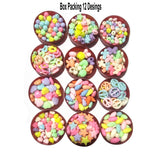 Pastel Color Combo Beads 12 Unique designs Sold Per Box Packing