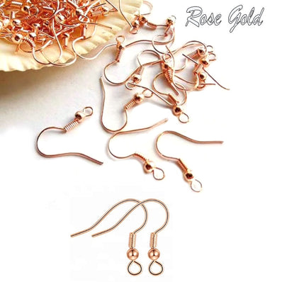 Brass Real 18K Gold Plated Earring Hooks 19x10mm – beadsnfashion