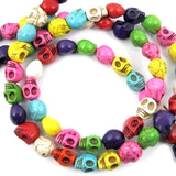 50/Pcs Pkg. Resin Skull Beads for Jewellery Making in size about 11mm