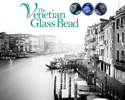 10 Pcs, Round Venetian Beads for Jewelry Making in approx 12mm Size, Blue Color